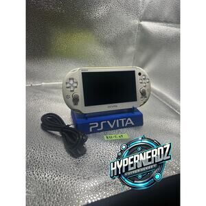 White/yellow ps vita 2000 w/usb charger